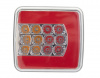 ФЗУ1-N-LED Фонарь задний квадратный,10*3.2*9.3CM. WD-067 (12-24V) C2R