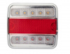 ФЗУ1-LED  Фонарь задний квадратный,11*3.8*9.2CM. WD-068 (12-24V) C2R