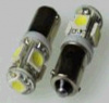 А 24-4 (Т8-03) 5 SMD BA9s (size 5050) диод белый NY (902869)